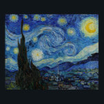Die Sternennacht von Vincent van Gogh Poster<br><div class="desc">Die Sternennacht von Vincent van Gogh Poster</div>