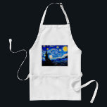 Die Sternennacht von Vincent Van Gogh Schürze<br><div class="desc">Vincent Van Gogh The Starry Night. Das ist ein altes Meisterwerk des holländischen Meisters Vincent Van Gogh. Dieses schöne Landschaftsbild hat eine schöne, lebendige, gesättigte Farbe. Vincent Van Gogh war ein niederländischer Postimpressionist. Dieses Bild ist öffentlich</div>