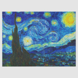 Die Sternennacht von Vincent Van Gogh  Seidenpapier