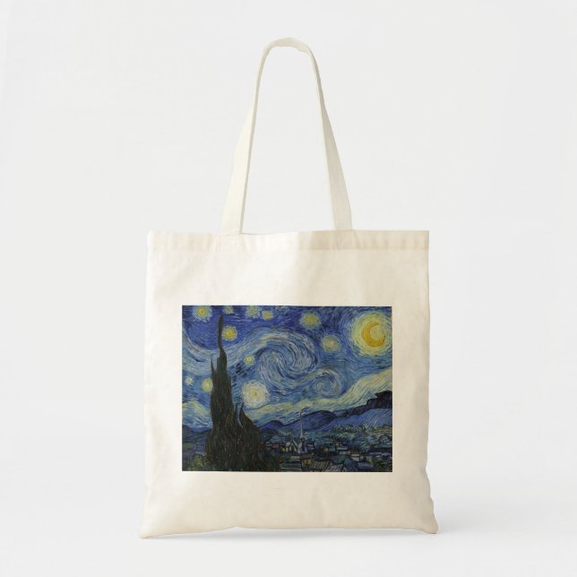 Die Sternennacht von Vincent van Gogh Tragetasche (Vorne)