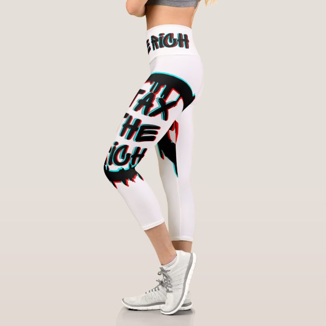 Die Steuer auf das Reiche Capri Leggings (Links)