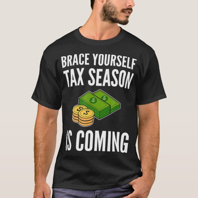 Die Steuersaison für sich kommt zum sonnigen Steue T-Shirt (Vorderseite)