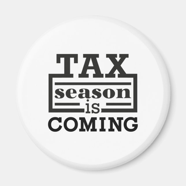 Die Steuersaison kommt Magnet (Vorne)