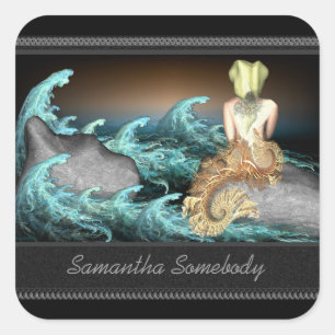 Die Stickers für das Mermaid-Buchzeichen