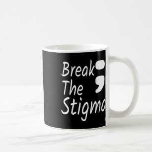 Die Stigma Semicolon Suizidprävention durch Krieg  Kaffeetasse