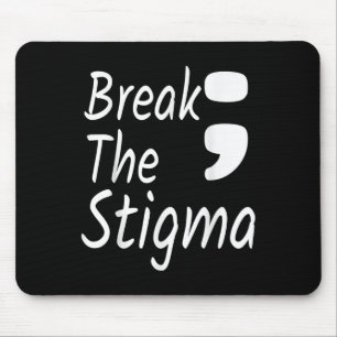 Die Stigma Semicolon Suizidprävention durch Krieg  Mousepad