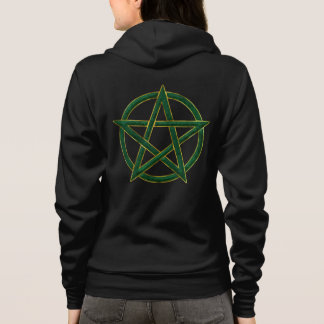 Die Stille der Natur: SmaragdPentagram Hoodie