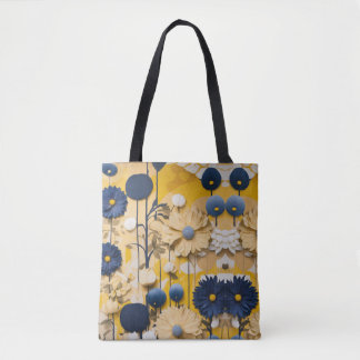 Die Stille der Natur: Tasche mit floraler Eleganz
