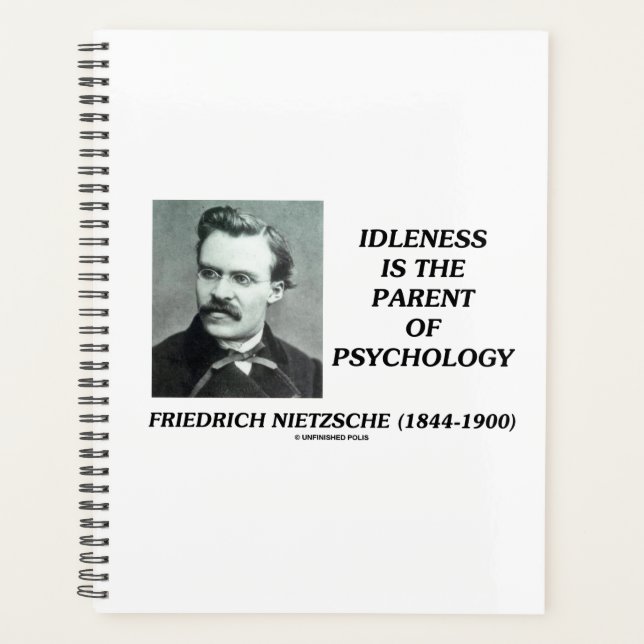 Die Stille ist das Paradies der Psychologie Nietzs Planer (Vorderseite)
