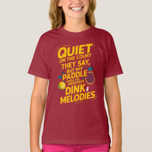 Die Stille spricht Volumes: Der Pickleball-Power T-Shirt