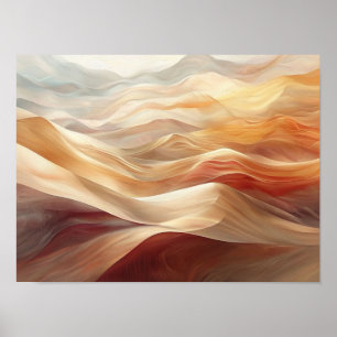 Die stillen Resonanzen ätherischer Sande Poster