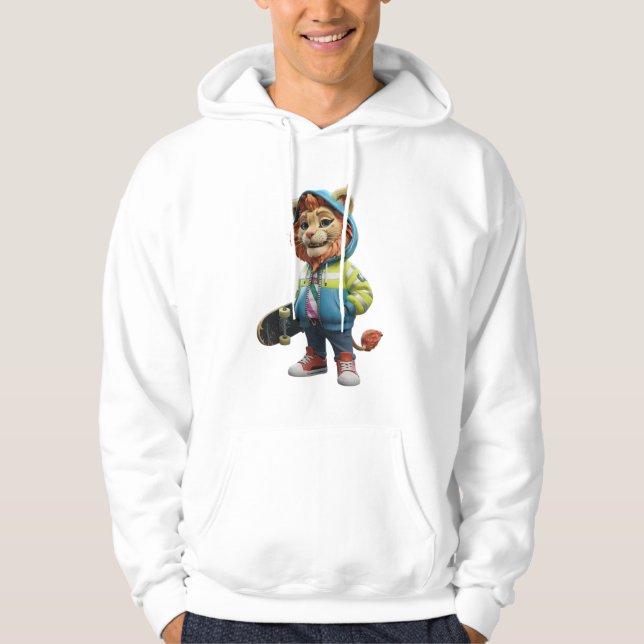 Die stilvolle Bestie Hoodie (Vorderseite)