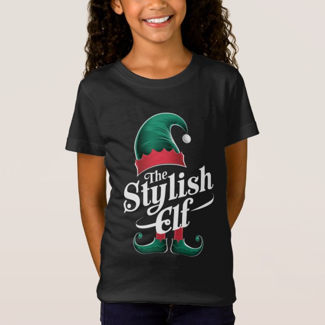 Die stilvolle Elf-Gruppe passt zu Weihnachten der  T-Shirt (Vorderseite)