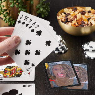 Die Stimme Gemälde von Alfred Fox Spielkarten