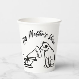 Die Stimme seines Meisters Pappbecher