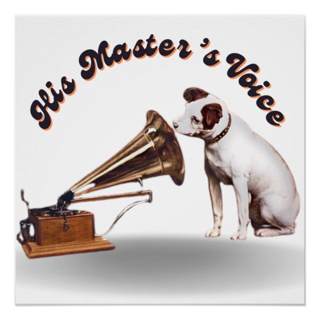 Die Stimme seines Meisters Poster (Vorderseite)