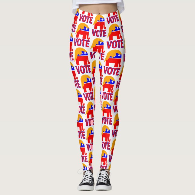 Die Stimmen der republikanischen Elefanten lauten  Leggings (Vorderseite)