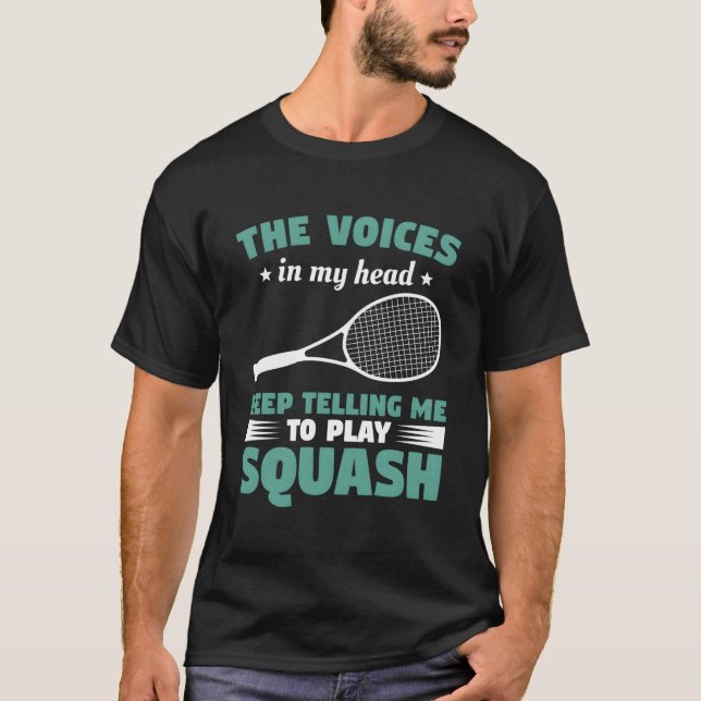 Die Stimmen in meinem Kopf Behielt mir, Squa zu sp T-Shirt (Vorderseite)
