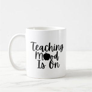 Die Stimmung zu lehren ist an Kaffeetasse