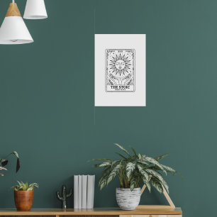 Die stoische Tarotkarte: Innere Ruhe Poster