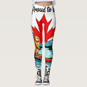 Die stolze kanadische Natur Leggings