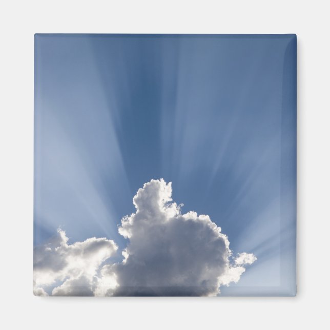 Die Strahlen von Crepuskular oder Gott gehen an de Magnet (Vorne)