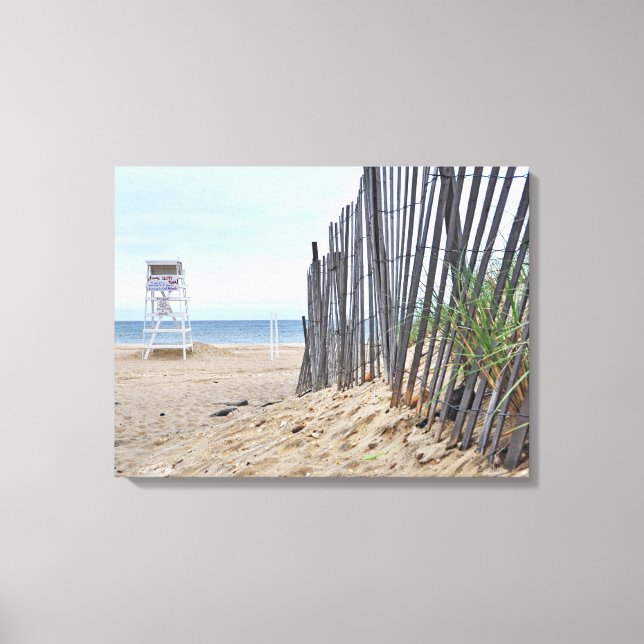 Die Strände der Dünen von Montauk, NY Leinwanddruck (Vorderseite)