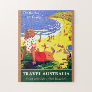 Die Strände rufen, Reise Australien Vintage