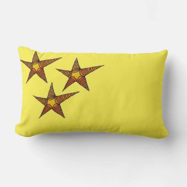 Die Strandkunst von Starfish Lendenkissen (Vorderseite)