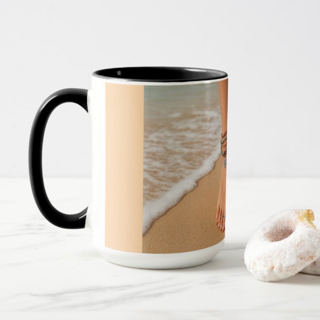 Die Strandnähe Tasse (Mit Donut)