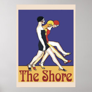 Die Strandpromenade Poster