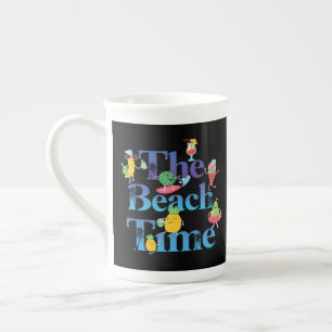 Die Strandzeit Prozellantasse