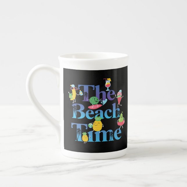 Die Strandzeit Prozellantasse (Links)