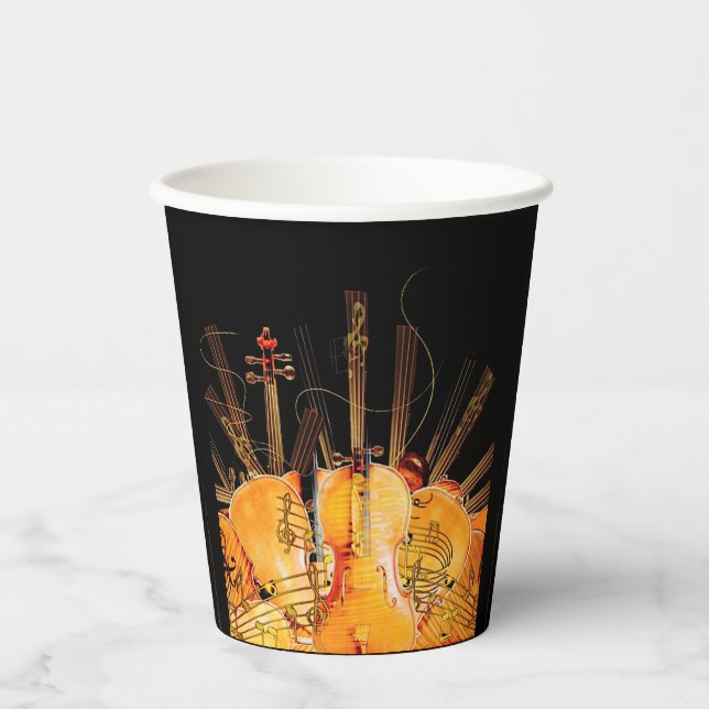 DIE STRÄNGE DER SONNE PAPPBECHER (Vorderseite)