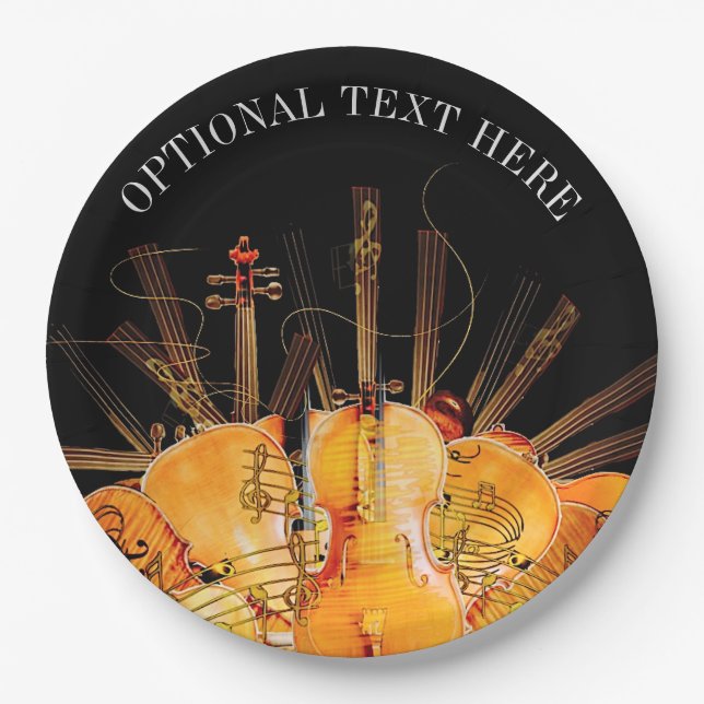 DIE STRÄNGE DER SONNE PAPPTELLER (Vorderseite)