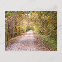 Die Straße ist weniger gereist Postkarte