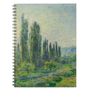Die Straße nach Vétheuil (von Claude Monet) Notizblock