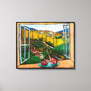 Die Straße zu Jaffa-Tor durch Jonathan Kis-Lev Leinwanddruck