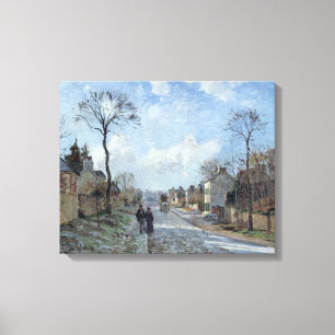 Die Straße zu Louveciennes, 1872 Leinwanddruck