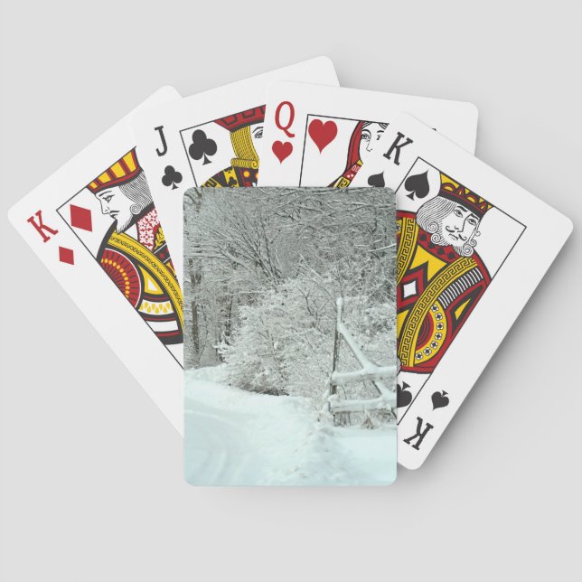Die Straße zum Winter Spielkarten (Rückseite)