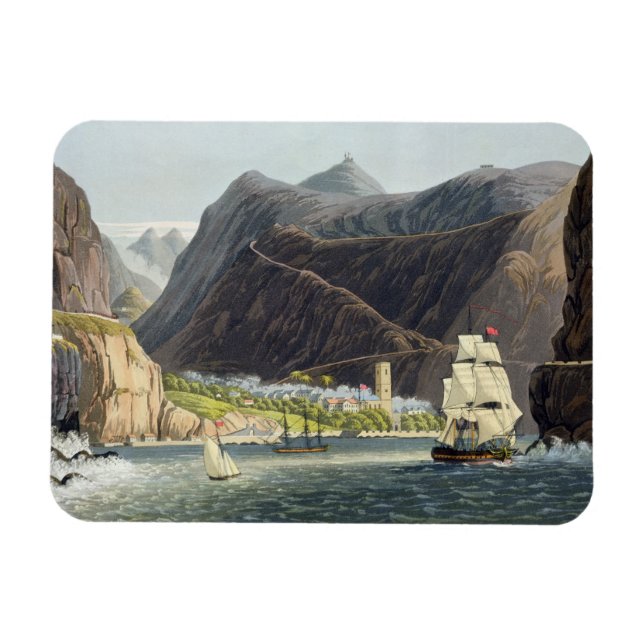 Die Straßen St. Helena, mit der Gravur von Robert  Magnet (Horizontal)