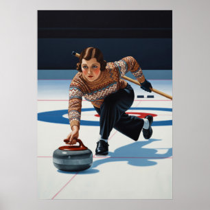 DIE STRATEGE DES CURLING (The Curling Strategist) Poster