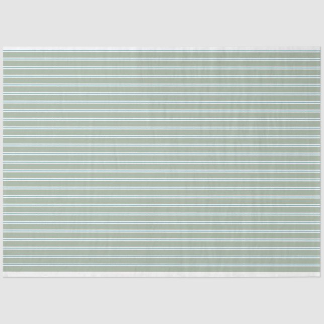 Die Streifen sind grün und türkis Seidenpapier (Vorderseite)