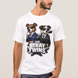 Die Streunenden Zwillinge – Britisches Hund-Parodi T-Shirt