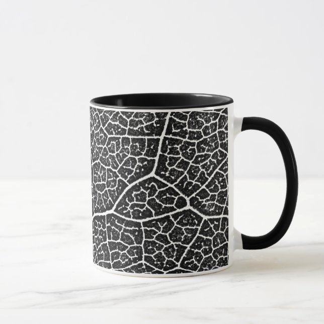 Die Struktur der Blatt-Adern Tasse (Rechts)