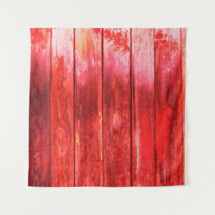 Die Struktur der Wand aus hellem rotem Holz. Holzs Wandteppich