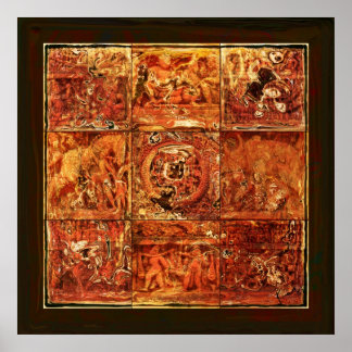 Die Stücke des Kulturerbes Poster