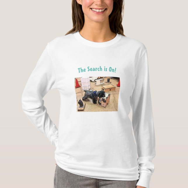 Die Suche ist auf!T-Shirt T-Shirt (Vorderseite)