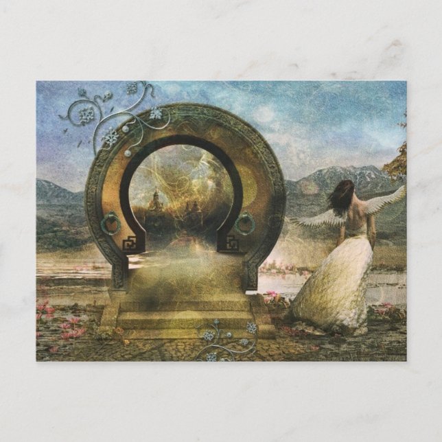 Die Suche nach der Göttlichen Postkarte (Vorderseite)