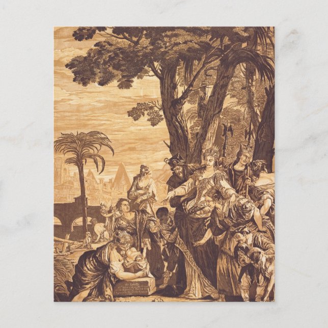 Die Suche nach Mose aus dem Buch der Exodus (Vorderseite)